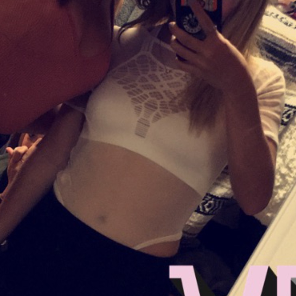 White Mesh Bodysuit